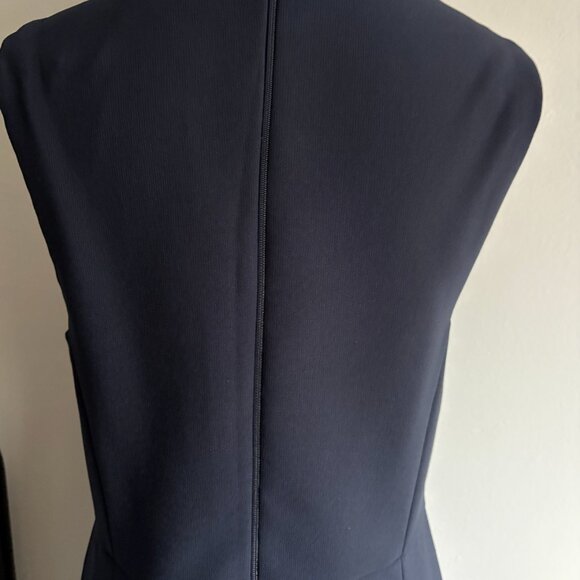 Dorothy Perkins Tall Navy Sheath Dress with Belt Detail - Picture 13 of 17